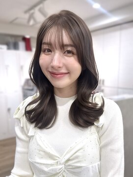 ハピネス クローバー 八木店(Happiness CLOVER) レイヤーカット/ミディアムレイヤー/ブラウンカラー/髪質改善