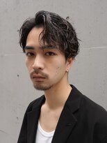 バイフィフス 原宿/表参道(by fifth) センターパートシャドウパーマルーズパーマ大人メンズヘア