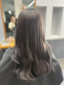 ベル バイ マグ 諏訪店(belle by Mag) 大人韓国風◎冬のブリーチなし艶髪ラベンダー