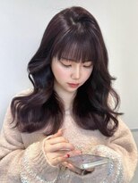 ヴィヴィッド オモテサンドウ(ViViD omotesando)&nbsp;オリーブベージュ ハイレイヤー 顔周りカット ロングレイヤー