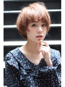 クーエフー(coo et fuu) ノーブルなマッシュショートにアプリコットベージュ♪藤沢