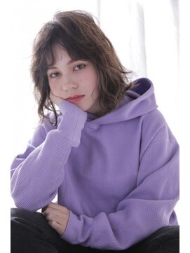 ネオリーブ チロル 横浜西口店(Neolive CiroL.) ベージュカラーの無造作パーマボブ