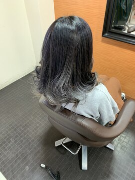 ヘアーサロン デペント(HAIR SALON Depend) サファイアパールonシルバー