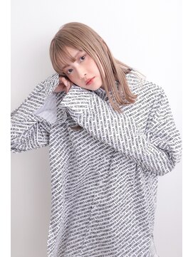 ユナイテッドビューティー 金沢(UNITED BEAUTY) シースルーカット:ミルクティー