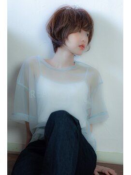 エルフォ(elfo) 【elfo】ゆるふわパーマのショートスタイル!大人かわいいヘア