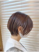ハンサムショート×ラベンダーブラウン