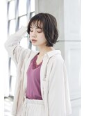 【Totia福島】春パーマ×外ハネボブ×ミントベージュ