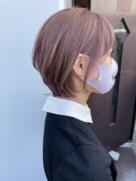 サロンドミルク 溝の口店(salon de MiLK) ケアブリーチで染めるラベンダーベージュカラー