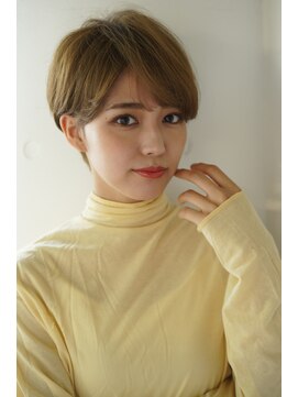 シェル 吉祥寺(shell) 大人かわいい☆ワンサイドマッシュショート