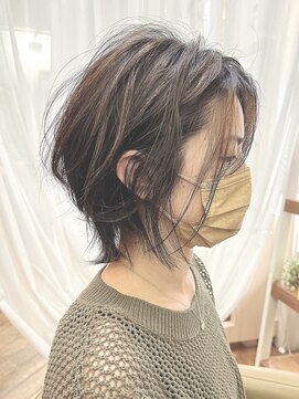 ヘアカフェ コトノハ(hair cafe Kotonoha) 【コトノハ】オシャレでクールなスタイルはシルエットがポイント