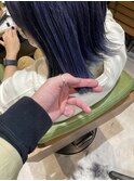 ブルーバイオレットカラー　/　髪質改善カラー