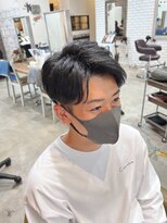 ディッシュ 五反田(dish)&nbsp;五反田美容院☆爽やかツーブロセンターパート/メンズカット