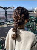 お呼ばれヘア
