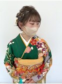 成人式ヘアセット〇