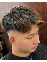 ヒロギンザ 新橋日比谷口店(HIRO GINZA)&nbsp;アップバングスキンフェード