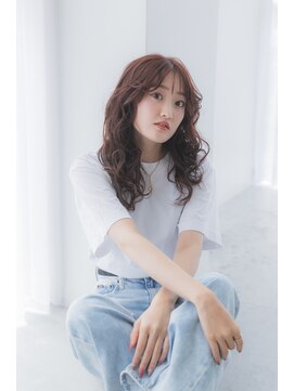 ラエティティア ロコ 刈谷店(Laetitia loco) ミディアムロングに超高濃度水素デジタルパーマ