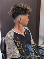 バーバーバー 都賀(BARBER-BAR)&nbsp;ツイストパーマ1ヶ月半後