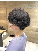 ボーイッシュショート×パーマ