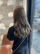 ソワ 四日市(soie)&nbsp;【soie岡村】ブリーチなし Ash Beige