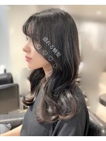 ラブクロムトーキョー オモテサンドウ(LOVECHROME OMOTESANDO)&nbsp;盛れる横髪＊イメチェン似合わせカットフルバングハッシュカット