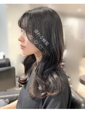 ラブクロムトーキョー オモテサンドウ(LOVECHROME OMOTESANDO) 盛れる横髪＊イメチェン似合わせカットフルバングハッシュカット