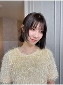 顔周りレイヤーボブ