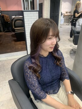 リーオオサカ(Lee Osaka) インナーカラー×ラベンダー