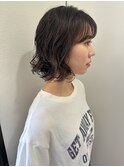 ボブパーマ/パーマボブ/くせ毛パーマ/くせ毛風パーマ/前髪パーマ