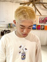 ルーム(Loom.)&nbsp;メンズカットメンズスタイルショートスタイルメンズブリーチ