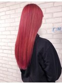 ＊津村＊style by LUXBE＊派手髪チェリーピンクカラーバター