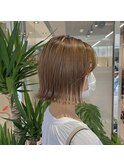 切りっぱなしボブ