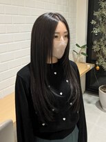 オレンジハウス ロングレイヤーカット&艶カラー