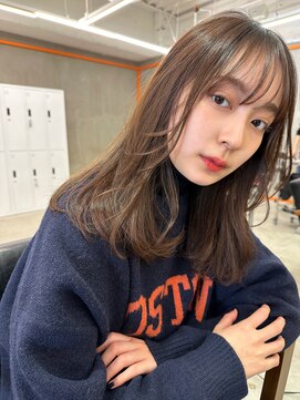 ロゼ 鳳(ROSE) 【ROSE】レイヤーカット＿シースルバング＿韓国