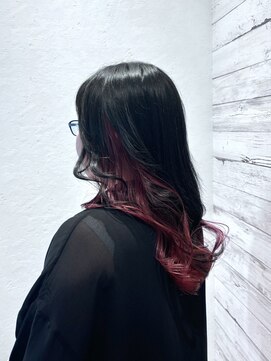 リック(Ric by KENJE) インナーカラー赤