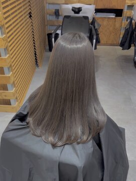 イオエ 梅田(ioe) ダブルカラー/大人ボブ/黒髪スタイル/髪質改善/縮毛矯正