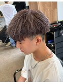 シャドウパーマメンズカットスパイラルパーマツイスパ波巻き