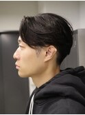 刈り上げセンターパート