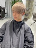 ハイライトカラーミルクティーベージュレイヤーカット