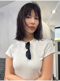 レイヤーボブ顔まわりレイヤー/くびれミディ/似合わせレイヤー
