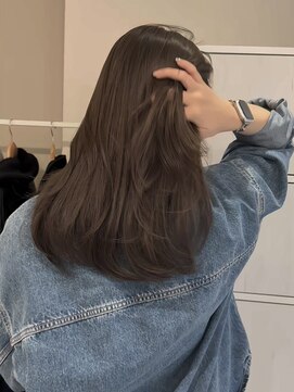 ザックジングウ 表参道(ZACC JINGU) グレージュカラー透明感グレージュ/ラテベージュ/レイヤーカット