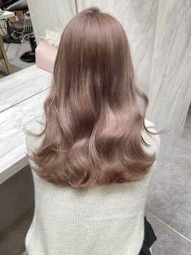 ロンドルピナス 小倉(Lond Lupinus) ミディアムヘア暗めカラー/デザインカラー/フェイスフレーミング