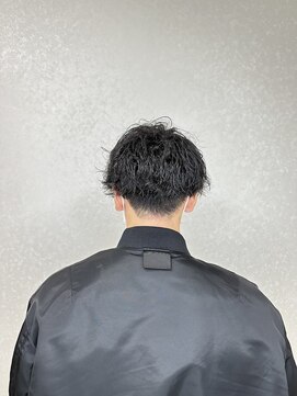 メイ 十条店(mei) メンズカット/ブルーブラック/フェザーパーマ[十条/十条駅]