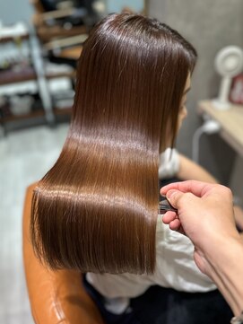 ナル 新宿(nalu) nalu新宿/髪質改善/縮毛矯正/METEO/透明感/インナーカラー/新宿