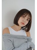 【PearL】ミニボブ/透明感カラー/ストレートパーマ/髪質改善