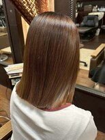 ナナナ パレナ 大津膳所店(nanana parena)&nbsp;縮毛矯正で扱いやすさ抜群×イメチェン切りっぱなしボブ