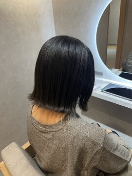 アレクサ 保谷(ALEXA) 広がりやすい方でも扱い楽チン♪切りっぱなしボブ＊オイル相性◎