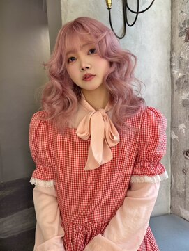 ハコ プラス(HACO+) 【Haco+】Ibuki_ピンク_ダブルカラー