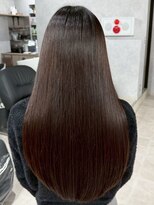 ハーシーバイアポロ 相模大野(HERSHE by apollo)&nbsp;x髪質改善/ホワイトグレージュ/レイヤーカット/チェリーブラウン