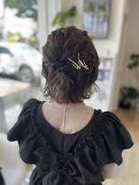 ルシードスタイル　ムースユイット(LUCIDO STYLE mousse8)&nbsp;【ヘアアレンジ】ハーフアップ