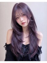 ベル 新宿(Belle) ラベンダーカラー/ピンクラベンダー/ハッシュカット/ハイトーン